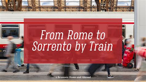 train rome to sorrento